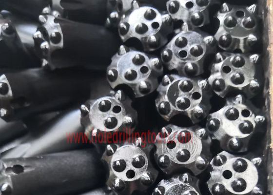 China Gele verminderde beetjes van de het carbideknoop van de rotsboor hoofd 32mm 34mm 36mm 38mm leverancier